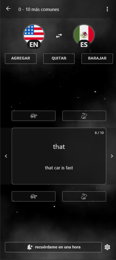 Idioma Flash App Screenshot
